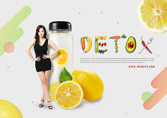 전신 PSD 편집이미지 여자 포크 고추 딸기 호박 바나나 키위 한명 사람 20대 성인 당근 한국인 레몬 블루베리 아보카도 레몬티 의료성형뷰티 성인여자한명만 디톡스 이미지편집 1 식기 채소 과일 뿌리채소 건강 동양인 청년 여자한명만 성인여자만 파일형식