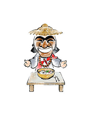 전신 PSD 한국전통 남자 일러스트 캘리그라피 붓터치 수저 한명 사람 성인 식사 한국인 대접 승려 전통탈 염주 승복 삿갓 교자상 국내일러스트 모자_잡화 1 전통 식기 탁자 전통소품 한국 동양인 성직자 불교용품 탈 파일형식