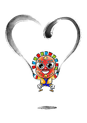 전신 PSD 한국전통 남자 일러스트 캘리그라피 붓터치 한명 사람 성인 점프 한국인 하트 한복 탈춤 전통탈 짚신 국내일러스트 모양 1 전통 신발 모션 전통소품 한국 동양인 전통의상 전통공연 전통무용 탈 파일형식