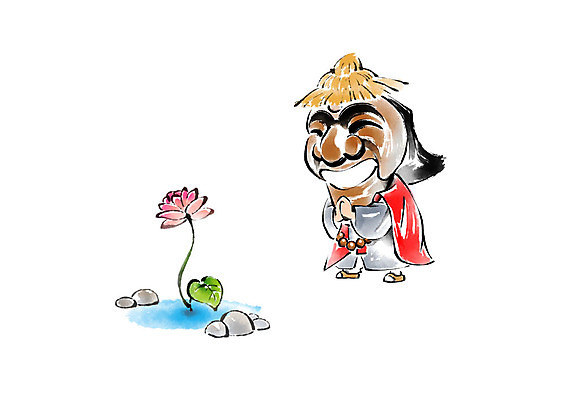 전신 PSD 한국전통 일러스트 캘리그라피 붓터치 연꽃 한명 사람 성인 한국인 조약돌 연못 승려 전통탈 염주 승복 합장 삿갓 국내일러스트 모자_잡화 1 전통 꽃 전통소품 한국 동양인 손짓 돌_바위 성직자 불교용품 탈 파일형식