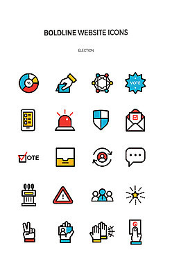 아이콘 별 말풍선 응원 편지봉투 사람모양 사람없음 세트 알람 투표 선거 박수 사회이슈 라인아이콘 브이 손모양 투표용지 원그래프 단상 후보 볼드라인 2D아이콘 AI파일 자연요소 모양 컨셉 그래프 봉투 손짓 민주주의 편지 파일형식 벡터 손_신체부위