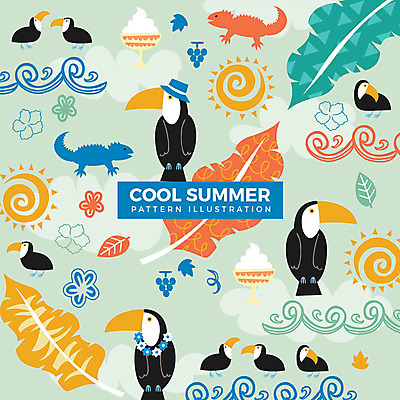 구름 패턴 여러마리 일러스트 포도 바람 사람없음 여름 태양 화환 열대식물 앵무새 도마뱀 이구아나 열대꽃 열대잎 컵아이스크림 국내일러스트 AI파일 자연요소 식물 계절 꽃 다수 잎 무늬 과일 파충류 조류 날씨 아이스크림 파일형식 벡터