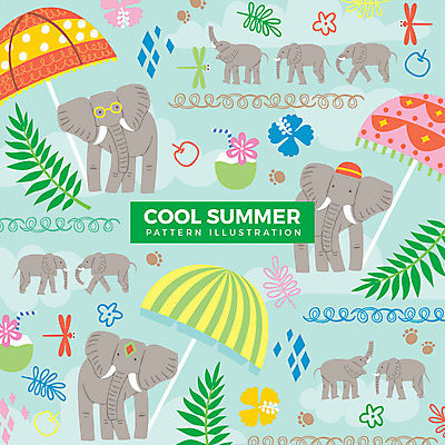 꽃 안경 패턴 여러마리 일러스트 코끼리 사람없음 여름 파라솔 잠자리 발자국 코코넛 열대꽃 열대잎 행진 국내일러스트 AI파일 식물 잡화 계절 다수 곤충 잎 무늬 과일 포유류 자국 모션 파일형식 벡터