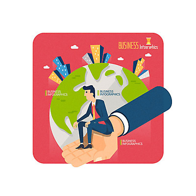 전신 구름 손 남자 지구 일러스트 비즈니스 한손 사람 앉기 정장 빌딩 성인 두명 신체부위 글로벌 인포그래픽 비즈니스맨 국내일러스트 AI파일 자연요소 옷 모션 건물 직장인 파일형식 벡터