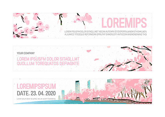 템플릿 배너템플릿 가로배너 사각프레임 꽃나무 빌딩 사람없음 강 벚꽃 현수막 도시 나무다리 배너세트 AI파일 나무 배너 꽃 프레임 건물 가로 세트 사각형 다리_건축물 파일형식 벡터