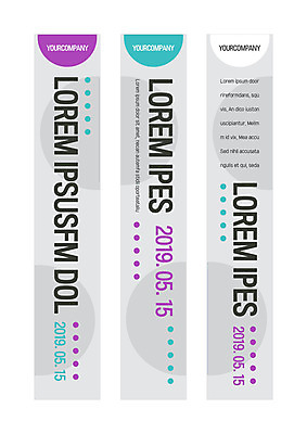 템플릿 배너템플릿 세로배너 사각프레임 사람없음 물방울무늬 현수막 아치 배너세트 AI파일 배너 무늬 프레임 세로 세트 사각형 파일형식 벡터