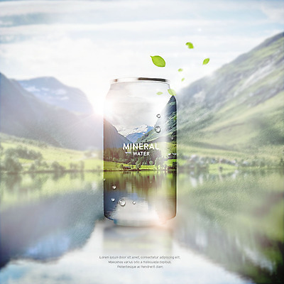 PSD 나무 편집이미지 호수 자연 하늘 나뭇잎 산 사람없음 물 골짜기 물방울 신선 캔 이미지편집 자연요소 식물 잎 생태계 파일형식