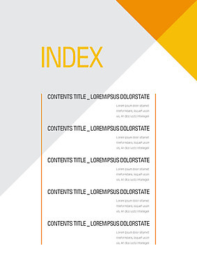 도형 템플릿 내지 사람없음 노란색 삼각형 프레젠테이션 문서템플릿 서식 레이아웃 문서 제안서 겹침 목차 이미지템플릿 AI파일 컬러 파일형식 벡터