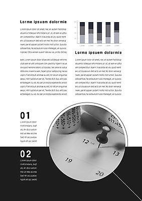 도형 템플릿 내지 그래프 사람없음 검은색 달력 원형 압정 프레젠테이션 문서템플릿 서식 레이아웃 문서 제안서 이미지템플릿 AI파일 컬러 사무용품 파일형식 벡터