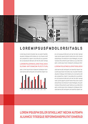 템플릿 내지 그래프 흑백 사람없음 건물 빨간색 신호등 프레젠테이션 문서템플릿 서식 레이아웃 문서 제안서 겹침 이미지템플릿 AI파일 건축물 컬러 촬영기법 파일형식 벡터