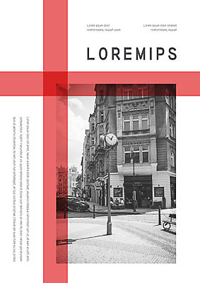 템플릿 표지 시계 흑백 사람없음 건물 빨간색 프레젠테이션 문서템플릿 서식 레이아웃 문서 제안서 겹침 이미지템플릿 AI파일 건축물 컬러 촬영기법 파일형식 벡터