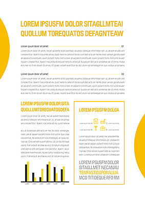 도형 템플릿 내지 그래프 사람없음 노란색 프레젠테이션 문서템플릿 서식 레이아웃 문서 제안서 이미지템플릿 AI파일 컬러 파일형식 벡터