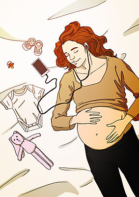 PSD 여자 행복 인형 이어폰 일러스트 엄마 한명 미소 사람 상반신 성인 스마트폰 눕기 눈감음 임산부 음악감상 아기용품 침대 노리개젖꼭지 태교 아기신발 유아복 아트툰 성인여자한명만 국내일러스트 1 옷 감정 음향기기 가구 신발 가족 모션 표정 핸드폰 스마트기기 임신 감상 오브젝트 그림 여자한명만 성인여자만 파일형식