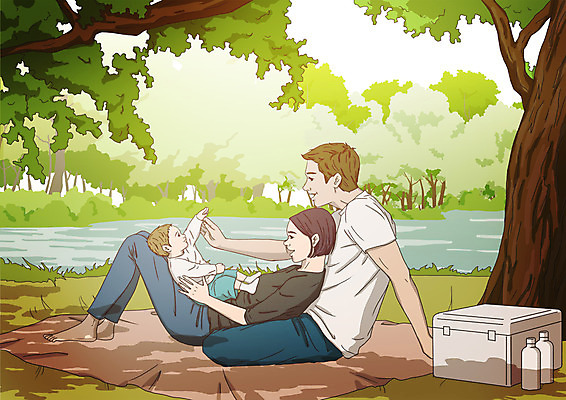 전신 PSD 나무 공원 여자 남자 행복 아들 호수 일러스트 가족 안기 엄마 사람 앉기 성인 세명 눕기 소풍 기댐 화목 아기 가족라이프 아빠 즐거움 아트툰 국내일러스트 식물 라이프스타일 공공시설 감정 컨셉 관계 모션 야외활동 그림 파일형식