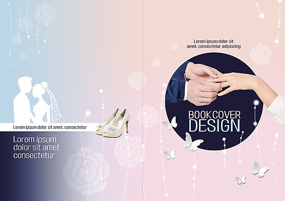 PSD 템플릿 표지디자인 북디자인 손 커플 출판디자인 여자 표지 남자 꽃 구두 나비 결혼 북커버 키스 사람 팜플렛 성인 두명 신체부위 결혼반지 신랑신부 이미지템플릿 식물 신부_웨딩 곤충 신랑 신발 관계 이벤트 반지 애정표현 파일형식