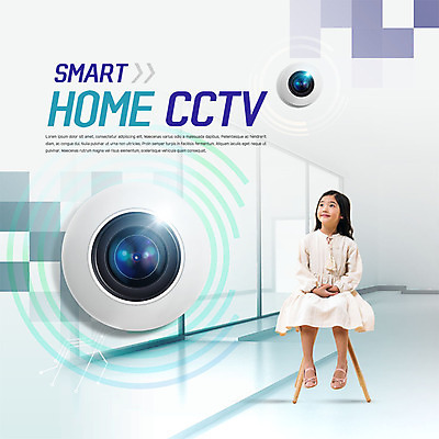 전신 PSD 편집이미지 응시 여자 어린이 의자 한명 미소 사람 앉기 내부 한국인 스마트 감시카메라 사물인터넷 스마트홈 4차산업 이미지편집 1 시선 산업 가구 컨셉 모션 표정 정보기술 동양인 카메라 파일형식 AI_인공지능