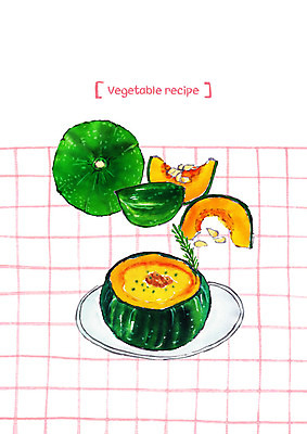 PSD 그릇 채소 일러스트 사람없음 슬라이스 죽 단호박 호박씨 호박죽 국내일러스트 식기 음식 호박 씨앗 파일형식