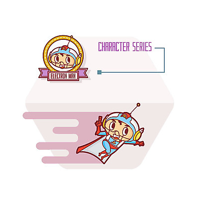 캐릭터 일러스트 손짓 사람없음 비행 로봇 번개맨 4차산업 국내일러스트 일러캐릭터 AI파일 산업 모션 영웅 파일형식 벡터