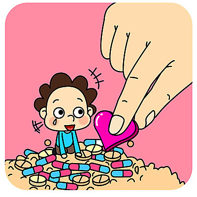 손 남자 일러스트 한손 미소 성인 두명 신체부위 알약 약 하트 도움 구출 눈물 주기 예방 자살방지 자살예방 국내일러스트 AI파일 모양 감정 컨셉 의학 모션 표정 사람 파일형식 벡터