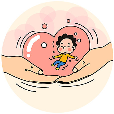 손 남자 일러스트 들기 성인 두명 신체부위 눈감음 양손 하트 도움 구출 예방 자살방지 자살예방 국내일러스트 AI파일 모양 컨셉 모션 사람 파일형식 벡터