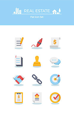 아이콘 말풍선 부동산 악수 주택 사람없음 세트 도장 달러 과녁판 쇠사슬 계약 체크표시 플랫아이콘 문서 빨간펜 2D아이콘 AI파일 돈 비즈니스 손짓 건물 펜 재산 확인 파일형식 벡터