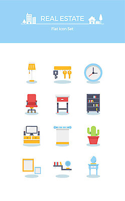 아이콘 화분 시계 가구 의자 탁자 열쇠 부동산 전등 책장 선반 사람없음 세트 텔레비전 거울 플랫아이콘 화장대 샤워커튼 2D아이콘 AI파일 생활용품 조명 전자제품 커튼 재산 파일형식 벡터