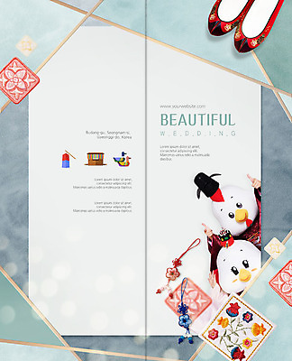 PSD 템플릿 한국전통 표지디자인 북디자인 출판디자인 여자 표지 남자 리플렛 결혼 가마_이동수단 2단접지 북커버 사람 팜플렛 상반신 성인 두명 30대 전통문양 한국인 닭 한복 전통혼례 청사초롱 매듭 탈 혼례복 꽃신 신랑신부 원앙세트 성인만 이미지템플릿 전통 문양 신부_웨딩 교통수단 신랑 신발 조류 전통소품 한국 가면 동양인 이벤트 장년 세트 전통의상 전통의례 초롱 파일형식