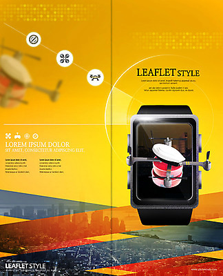 PSD 템플릿 표지디자인 북디자인 출판디자인 표지 리플렛 2단접지 북커버 빌딩 팜플렛 사람없음 비행 도시 스마트 프로펠러 드론 스마트워치 이미지템플릿 컨셉 건물 스마트기기 웨어러블 파일형식