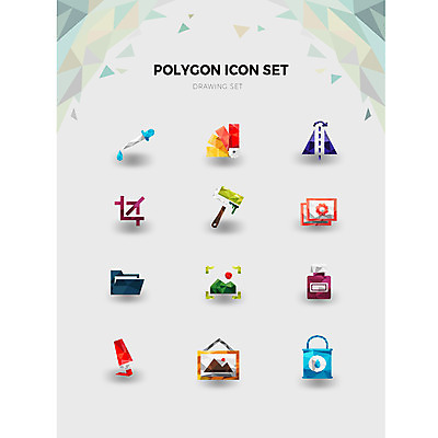 아이콘 액자 자연 사람없음 세트 그림물감 스포이트 물통 폴더 드로잉 대칭 색채 셀룰러폰 폴리곤 2D아이콘 AI파일 미술 물감 생태계 파일 피펫 파일형식 벡터
