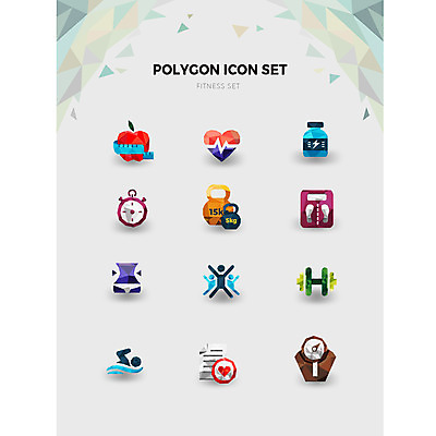 아이콘 줄자 사람없음 세트 운동 헬스 수영 아령 하트 심장 역기 사과 물병 몸매 체중계 맨손체조 허리둘레 초시계 폴리곤 2D아이콘 AI파일 모양 시계 과일 자 건강 수상스포츠 장기_의학 둘레 물통 체조 파일형식 벡터