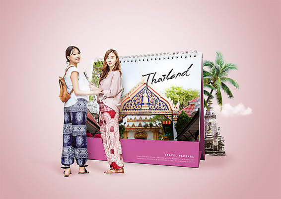 전신 PSD 편집이미지 여자 여행 태국 미소 사람 20대 성인 두명 옆모습 뒷모습 야자수 손잡기 한국인 달력 사원 뒤돌아보기 전통의상 태국건축 성인여자만 이미지편집 나무 전통 아시아 뷰포인트 비즈니스 모션 표정 동양인 청년 동양건축 여자만 성인만 파일형식