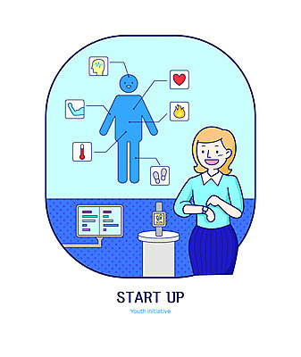 여자 일러스트 불 근육 안내 사람모양 관리 설명 한명 사람 상반신 성인 자료 하트 심장 창업 체온 개발 발모양 스마트워치 국내일러스트 AI파일 자연요소 모양 1 모션 스마트기기 장기_의학 자영업 웨어러블 파일형식 벡터