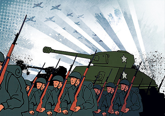 PSD 남자 일러스트 군용기 군대 들기 사람 여러명 상반신 성인 걷기 군인 총 파편 폭발 전쟁 탱크 군모 국내일러스트 직업 무기 다수 모션 비행기 군용 국군 파일형식