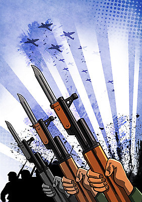 PSD 손 남자 일러스트 군용기 비행기 사람 여러명 성인 신체부위 군인 총 칼 파편 폭발 폭탄 전쟁 전투기지 국내일러스트 직업 무기 다수 항공교통 대중교통 군대 폭발물 국군 파일형식