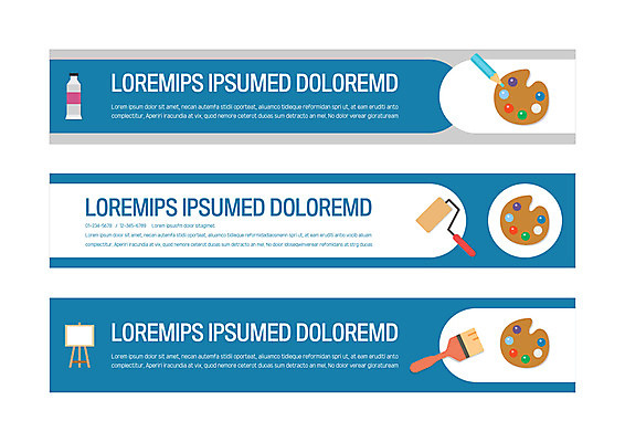 템플릿 배너템플릿 가로배너 색연필 사각프레임 미술 사람없음 물감 현수막 붓 팔레트 이젤 롤러 배너세트 AI파일 배너 문화예술 학용품 프레임 가로 세트 사각형 미술도구 파일형식 벡터