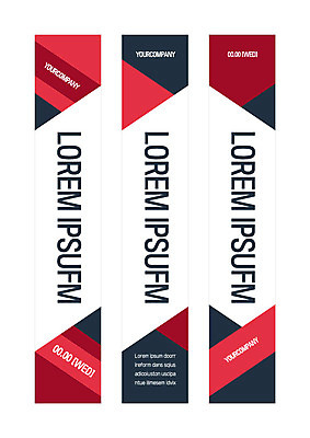 템플릿 배너템플릿 세로배너 사각프레임 사람없음 빨간색 검은색 현수막 사선무늬 배너세트 AI파일 배너 컬러 프레임 세로 세트 사각형 파일형식 벡터