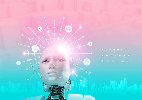 PSD 편집이미지 지구 빌딩 사람없음 건물 3D 도시 네트워크 로봇 시스템 휴머노이드 4차산업 AI_인공지능 이미지편집 편집3D 건축물 산업 디지털합성 파일형식