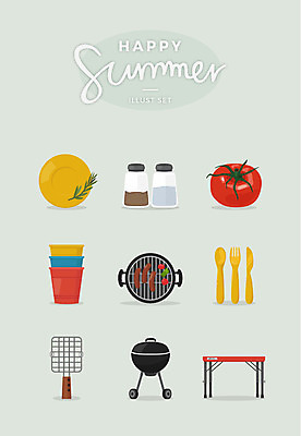 접시 토마토 일러스트 캠핑도구 사람없음 여름 세트 캠핑 그릴 바비큐 양동이 양념통 수저세트 야외테이블 국내일러스트 AI파일 식기 계절 음식 채소 탁자 주방용품 레저 수저 통 도구 양념 파일형식 벡터