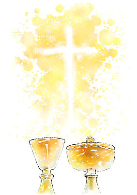 PSD 기독교 십자가 일러스트 캘리그라피 종교용품 붓터치 사람없음 번짐 성배 성찬기 국내일러스트 종교 파일형식 효과