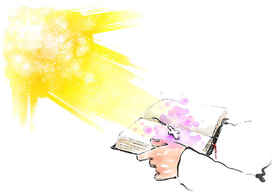 PSD 손 남자 기독교 십자가 일러스트 캘리그라피 붓터치 한명 사람 성인 신체부위 빛 성경 번짐 국내일러스트 1 종교 종교용품 파일형식 효과