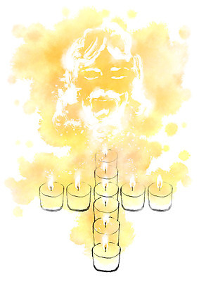 PSD 기독교 십자가 일러스트 캘리그라피 촛불 붓터치 사람없음 여러개 예수 하나님 번짐 국내일러스트 종교 다수 초 신_종교 파일형식 효과