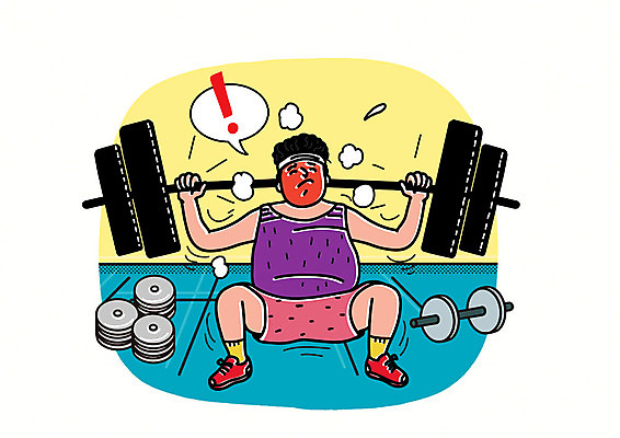 전신 PSD 남자 일러스트 한명 들기 사람 앉기 성인 건강관리 아령 역기 느낌표 비만 원반 힘듦 국내일러스트 1 기호 스포츠용품 컨셉 모션 건강 관리 몸매 파일형식