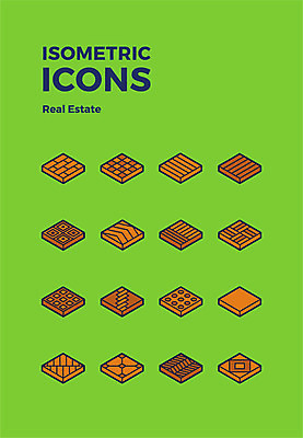 아이콘 무늬 패턴 부동산 벽돌 종류 사람없음 다양 타일 입체 아이소메트릭 2D아이콘 AI파일 다수 재산 파일형식 벡터