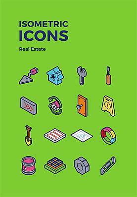 아이콘 부동산 사람없음 설계도 공구 드라이버 삽 입체 스위치 아이소메트릭 나사못 미장 안전바 2D아이콘 AI파일 건설업 도구 못 재산 파일형식 벡터