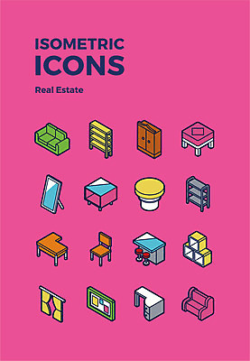 아이콘 가구 액자 의자 부동산 책장 선반 사람없음 소파 거울 커튼 책상 입체 아이소메트릭 스툴 2D아이콘 AI파일 생활용품 재산 파일형식 벡터