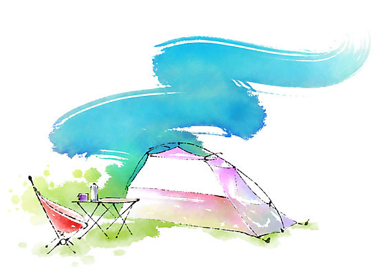 PSD 바다 일러스트 캘리그라피 탁자 붓터치 텐트 해변 사람없음 컵 여름 모래사장 물병 번짐 야외의자 국내일러스트 식기 계절 가구 의자 캠핑도구 물통 파일형식 효과