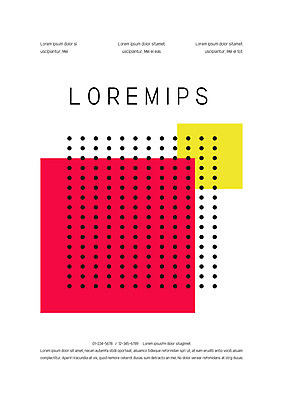 템플릿 표지 사람없음 빨간색 노란색 사각형 물방울무늬 프레젠테이션 문서템플릿 서식 레이아웃 문서 제안서 이미지템플릿 AI파일 도형 컬러 무늬 파일형식 벡터