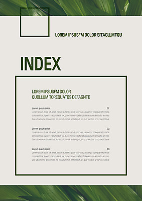 템플릿 내지 나뭇잎 사람없음 초록색 사각형 프레젠테이션 문서템플릿 서식 문서 제안서 열대잎 이미지템플릿 AI파일 도형 컬러 잎 파일형식 벡터