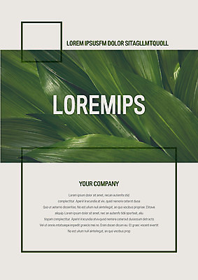 템플릿 표지 나뭇잎 사람없음 초록색 사각형 프레젠테이션 문서템플릿 서식 레이아웃 문서 제안서 열대잎 이미지템플릿 AI파일 도형 컬러 잎 파일형식 벡터