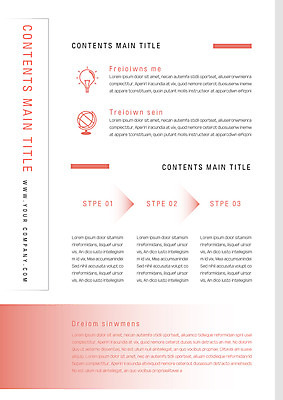 템플릿 내지 전구 사람없음 지구본 프레젠테이션 문서템플릿 서식 문서 제안서 그라데이션 단계 순서 이미지템플릿 AI파일 파일형식 벡터